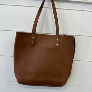 Henny + Lev Vegan Leather Tote Bag